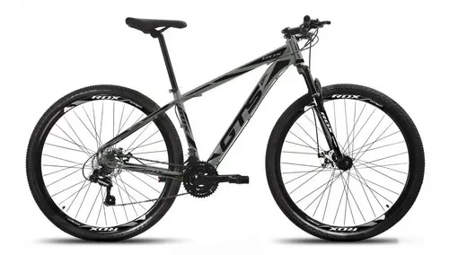 Bicicleta Aro 29 Gts Alumunio Rdx 21v Câmbio Shimano A Disco Cor Cinza/preto Tamanho Do Quadro 19