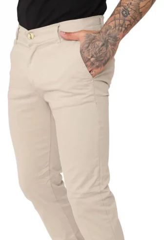 Calça De Sarja Masculina Bolso Faca/embutido C/ Lycra