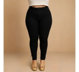 Calça Jeans Plus Size Cintura Alta