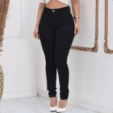 Skinny Cós Alto Levanta Bumbum