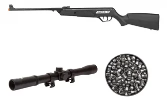 Carabina Rifle Pressão Cbc Jade 5.5 + Luneta + Chumbo