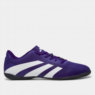Chuteira Futsal Adidas Artilheira V Unissex - Roxo+Branco