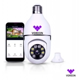 Câmera De Segurança Voreon Lâmpada Ip Wifi