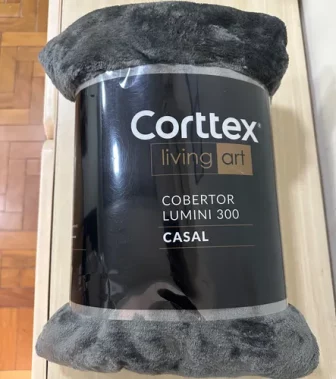 Cobertor Cama Casal Antialérgico Coberta Corttex Soft 300gm2