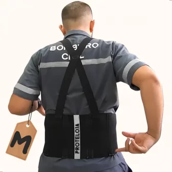 Colete Corretor Postura Costas Carregar Peso Reforçada