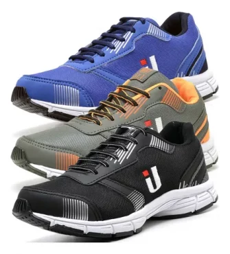 Combo Tênis Masculino Leve Confortável 3 Pares Kit Original