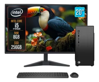 Computador Completo 2Eletro Speed Intel Core i5, 8GB RAM, SSD 256GB, Bivolt,...