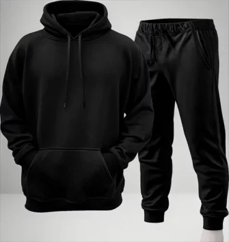 Conjunto Calça E Blusa De Moletom Liso Masculino Unissex