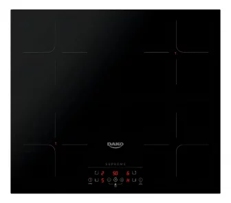Cooktop de Indução 4 Bocas Preto com Trava de Segurança Dako Supreme