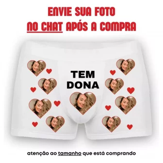 CUECA PERSONALIZADA COM FOTO