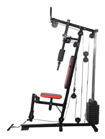 Estação De Musculação De 45kg Wct Fitness Cor da estrutura Preto Cor...