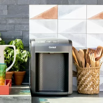 Filtro Purificador Água Gelada Bactericida Consul Cinza