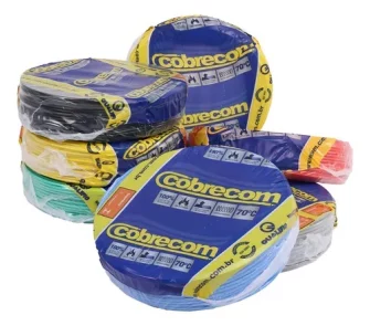 Fio Cabo Unipolar Flex 750v 1.5mm Azul 100m Cobrecom