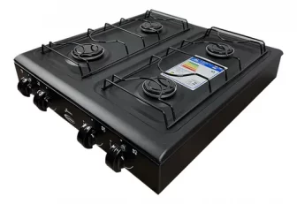 Fogão Cooktop Portátil A Gás 4 Bocas Clarice Resistente
