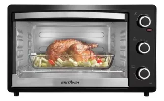 Forno Elétrico De Bancada Britânia Bfe44p 44l Preto