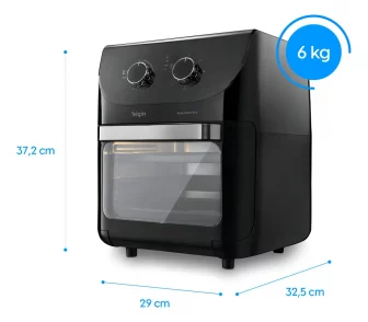 Fritadeira Elérica Air Fryer Easy Oven 3 em 1 Elgin 12 litros...