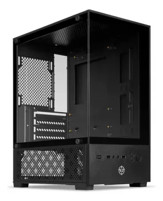 Gabinete Gamer Tgt Legion, Mini-tower, Lateral De Vidro Preto