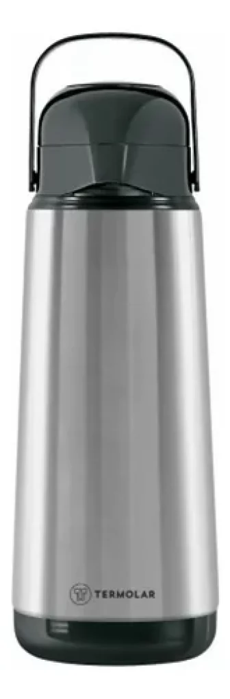 Garrafa térmica de pressão 1,8 litro Inox Lúmina Termolar