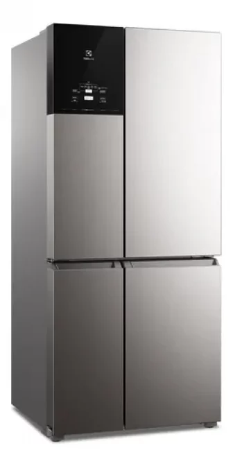 Geladeira Electrolux IQ8S Frost Free Inverter 581L FlexiSpace 4 Portas Cor Inox...