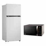 Geladeira LG + Micro-ondas LG 30L