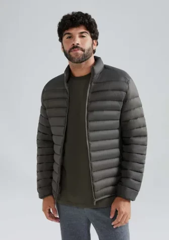 Jaqueta Básica Masculina Puffer Regular Matelassê Hering