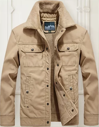 Jaqueta De Sarja Forrada Slim Fit Importada Frio Top