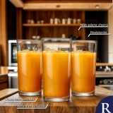 Jogo de Copos de Vidro Long Drink