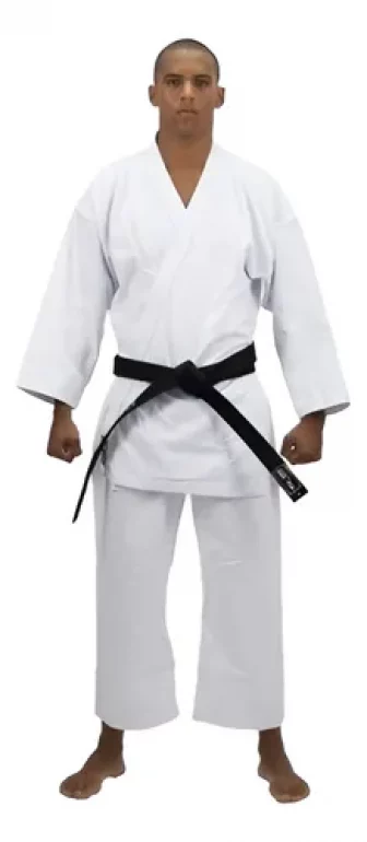 Kimono Kyoshi Karate Start Branco Adulto Com Faixa Branca