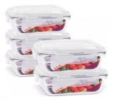 Kit 05 Marmita Pote Vidro