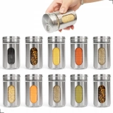 Kit 10 Porta Temperos Saleiro