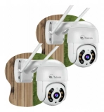 Kit 2câmera Ip Icsee Prova D’água Infravermelho