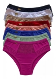 Kit 5 Calcinha Feminina Cintura Alta