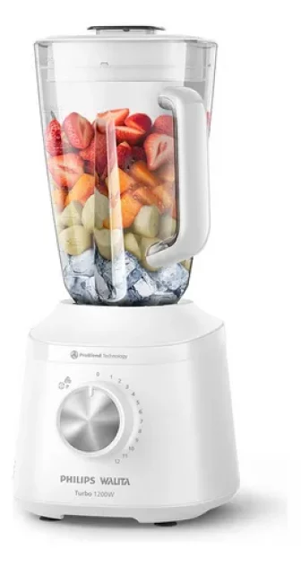 Liquidificador Série 3000 Turbo 1200w Philips Walita Hr2271 Cor Branco