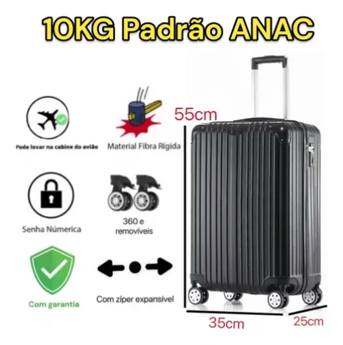 Mala Para Viagem Bordo Pequena De Mão Novos Com Rodinhas 360