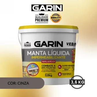Manta Líquida Emborrachada Impermeabilizante 3,6kg
