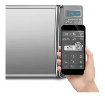 Micro-ondas de Bancada Electrolux Cinza 27L com 55 receitas pré-programadas no Menu...