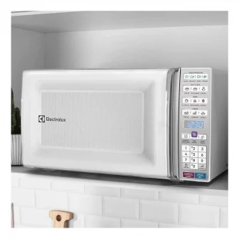 Micro-ondas Electrolux de bancada Branco com Função Tira Odor e Manter Aquecido...