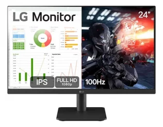 Monitor Gamer LG 24MS500-B 24ms Ips Fullhd 100hz Ajuste De Inclinação Negro