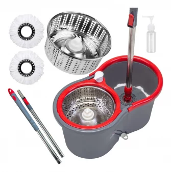 Mop Esfregão Condor Balde 13 Lt + 2 Refil + Cabo Longo...