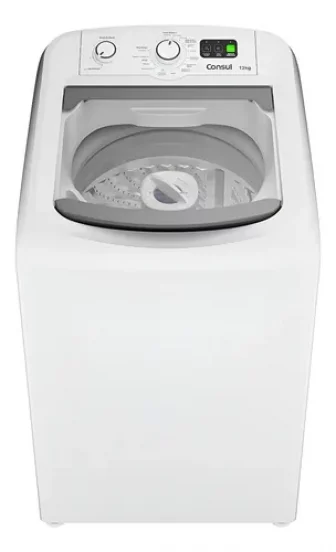 Máquina De Lavar Branca Consul 12kg Com Dosagem Econômica E