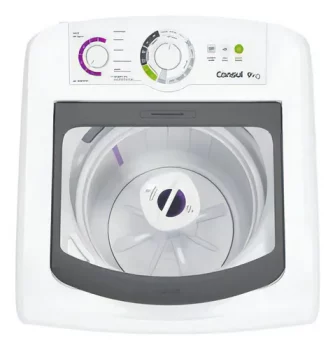 Máquina de Lavar Consul CWB09BB 9kg Branca com Dosagem Econômica e Ciclo...