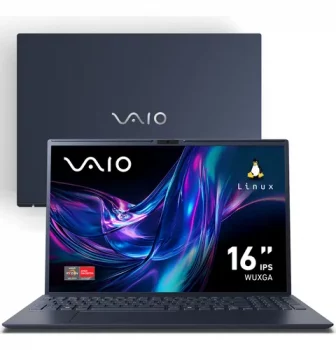Notebook VAIO FE16 AMD Ryzen 5-5625U Linux 8GB RAM 256GB SSD Wi-Fi...