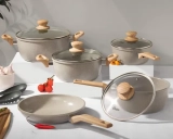 Oster Jogo de Panelas 5 Peças com Revestimento Cerâmico Antiaderente e Fundo Compatível com Indução