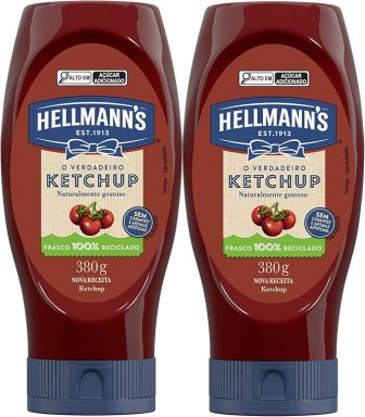 Pack Ketchup Hellmann's Squeeze 2 Unidades 380g