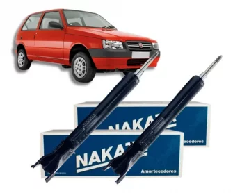 Par 02 Amortecedor Traseiro Nakata Fiat Uno 1984 Até 2013