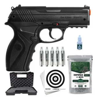 Pistola Pressão Rossi C11/ R11 Esferas Aço 4,5mm Co2 Airgun