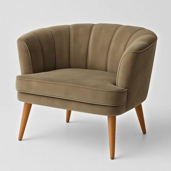 Poltrona Cadeira Decorativa para Sala de Espera Recepção Resistente Ergônomica MOBLAN decor...