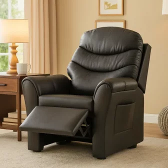 Poltrona Cadeira Reclinare Papai E Mamãe Com Encosto Confortável Retrátil E Reclinável...