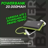 Power Bank 20000mah Portátil Turbo