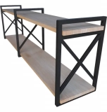 Prateleira Flutuante Rústica 115x37cm Omega Suportes